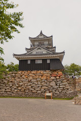 Fototapeta na wymiar Main keep of Hamamatsu castle, Japan