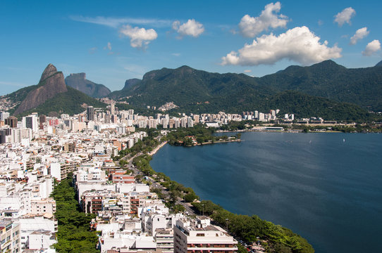 Ipanema and Leblon, Mountains in the Horizon, Rio de Janeiro