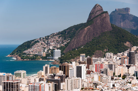 Ipanema and Leblon, Mountains in the Horizon, Rio de Janeiro