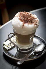 Latte from a small café in Paris