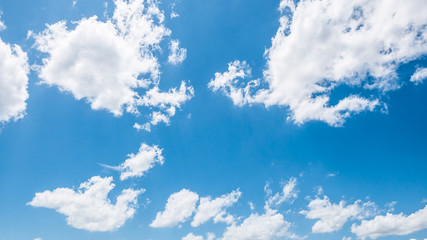 Cloud on blue sky