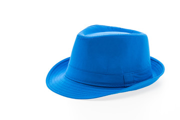 Colorful fashion straw hat isolated