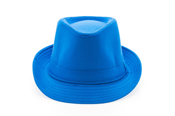 Colorful fashion straw hat isolated