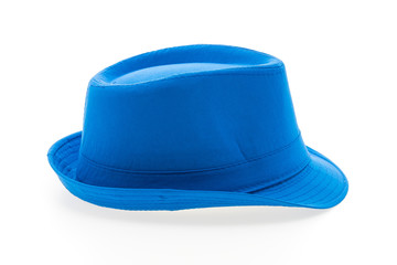Colorful fashion straw hat isolated