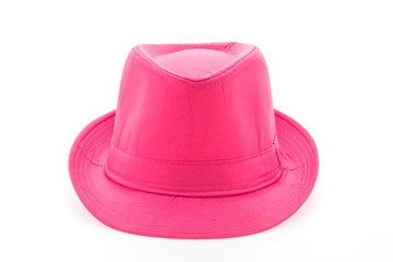 Colorful fashion straw hat isolated