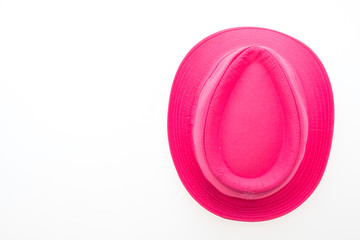 Colorful fashion straw hat isolated