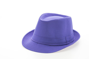 Colorful fashion straw hat isolated