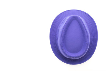 Colorful fashion straw hat isolated