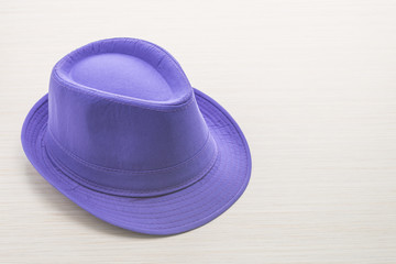 Colorful fashion straw hat isolated
