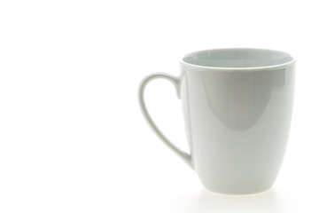 Empty coffee cup or coffee mug