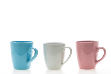Empty coffee cup or coffee mug