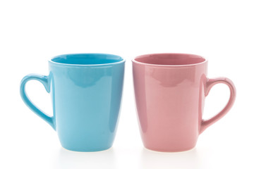 Empty coffee cup or coffee mug