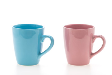 Empty coffee cup or coffee mug