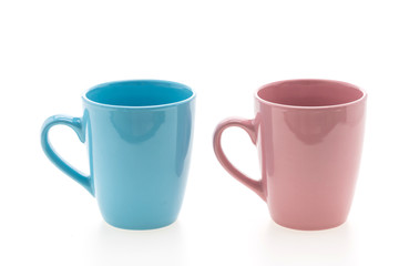 Empty coffee cup or coffee mug