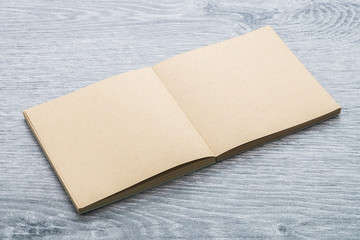 Blank notebook mock up