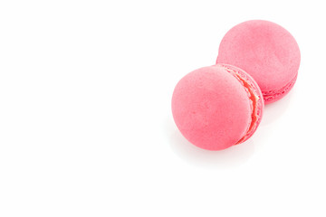 Sweet and colourful french macarons.