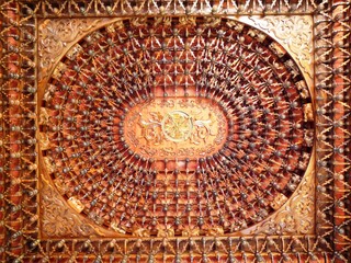 Chinese temple ceiling
