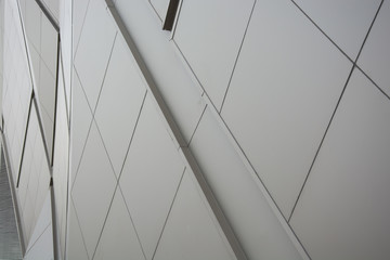 Naklejka premium Architecture Construction wall modern