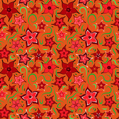 Flowers Seamless Pattern