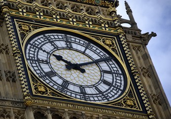 Big Ben in London and sky
