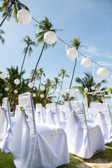 wedding Chair setup