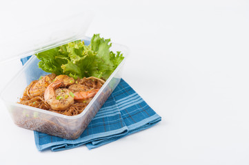 Shrimp and vermicelli