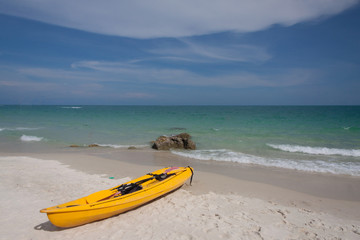 kayak on the beach