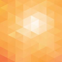 Orange Bright Mosaic Background, Creative Design Templates