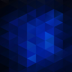 Fototapeta premium Blue Bright Mosaic Background, Creative Design Templates