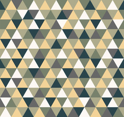 Fototapeta premium Triangle background green color