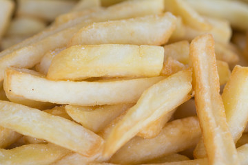 fried potatoes closeup
