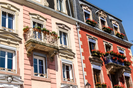 Haus Fassaden in Belfort