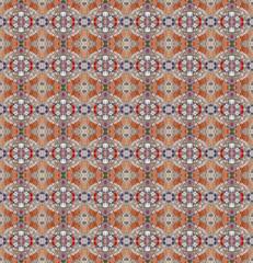 Seamless pattern made from brown and gray stone