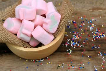 pink marshmallows