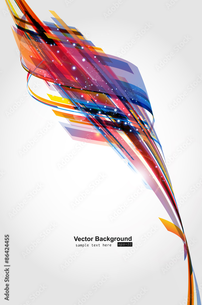 Aufkleber abstract technology lines vector background