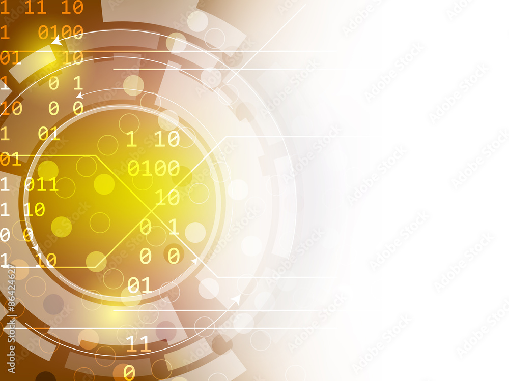 Poster abstract technology digital vector background with place for your content or creative editing.