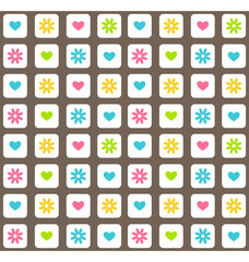 Seamless bright fun abstract pattern