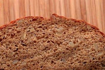 texture rye bread