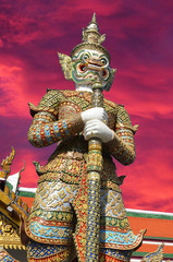 Giant statue thailand / The Giant Statue - in Grand Palace Bangkok Thailand
