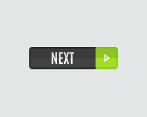 Next web button flat design