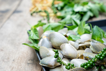 fried clams with chili