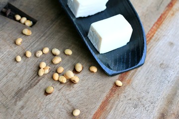 Soybeans and tofu