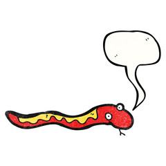 hissing snake cartoon