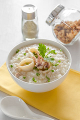 rice porridge with shrimp
