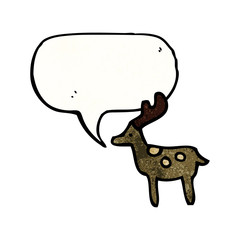 child's drawing of a deer
