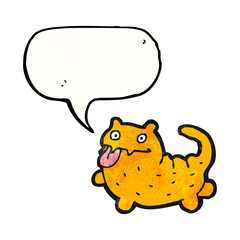 cartoon crazy cat