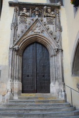 Fototapeta na wymiar Portal des Alten Rathauses in Regensburg