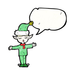 cartoon christmas elf