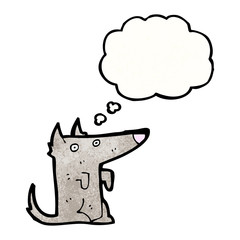 cartoon wolf cub