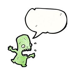 little alien cartoon